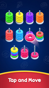 اسکرین شات 7 بازی Donut Sort Puzzle: Color Sorti