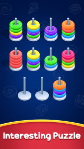 اسکرین شات 5 بازی Donut Sort Puzzle: Color Sorti