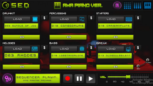 اسکرین شات برنامه Ama Piano Beat Maker 2
