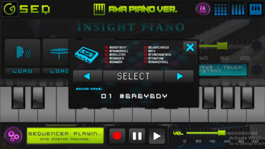 اسکرین شات برنامه Ama Piano Beat Maker 3