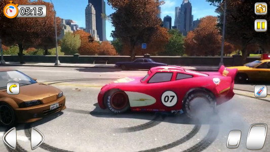 اسکرین شات بازی Superhero Car Race: Mega Ramp 4
