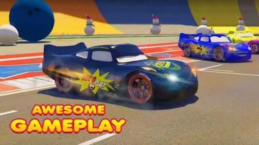 اسکرین شات بازی Superhero Car Race: Mega Ramp 5