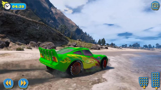 اسکرین شات بازی Superhero Cars Racing 1