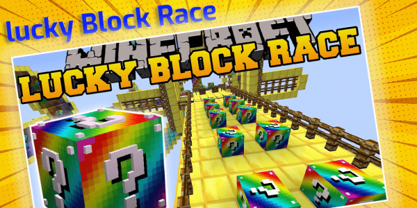 اسکرین شات برنامه Lucky Block Race Map 4