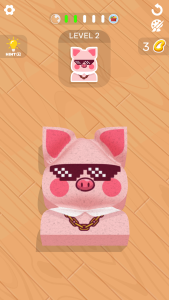 اسکرین شات 2 بازی Sponge Art: Shape Puzzle