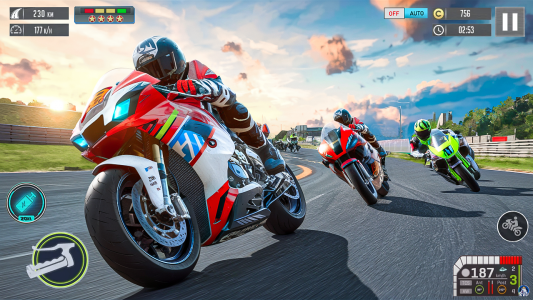 اسکرین شات بازی Moto Racing 3d Motorcycle Game 3