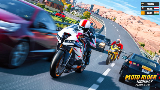 اسکرین شات بازی Moto Racing 3d Motorcycle Game 4