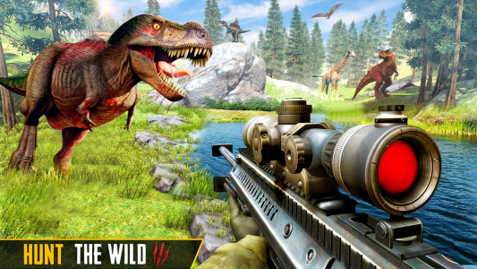 اسکرین شات بازی Dino Hunter Game: animal hunt 4
