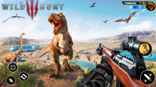 اسکرین شات بازی Dino Hunter Game: animal hunt 3