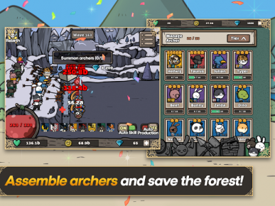 اسکرین شات بازی Archer Forest : Idle Defence 2