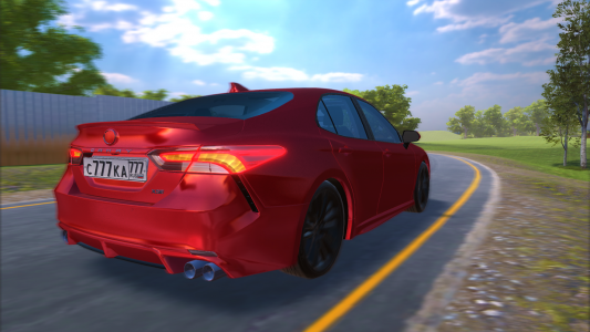 اسکرین شات بازی Camry Car Driving Simulator 4