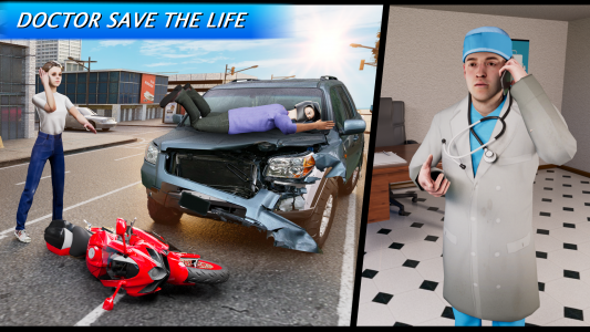اسکرین شات بازی Ambulance Games Driving 3D 2