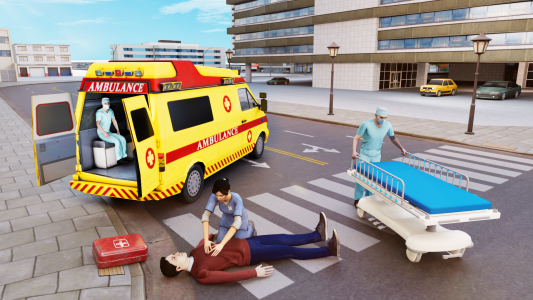 اسکرین شات بازی Ambulance Games Driving 3D 1