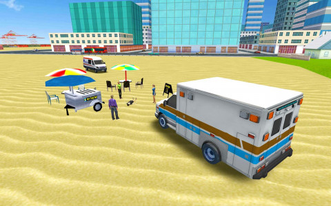 اسکرین شات بازی Ambulance Games Driving 3D 6