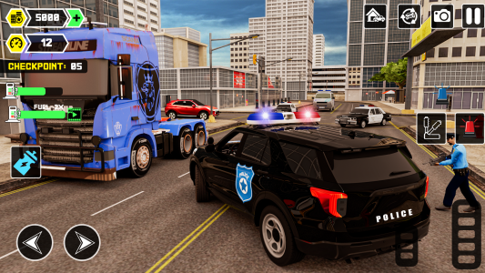اسکرین شات بازی Real Police Driving Simulator 3