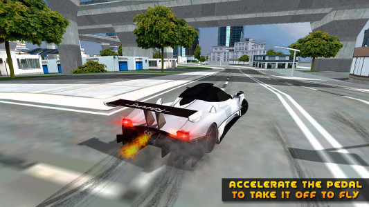 اسکرین شات 4 بازی Flying Car Game driving
