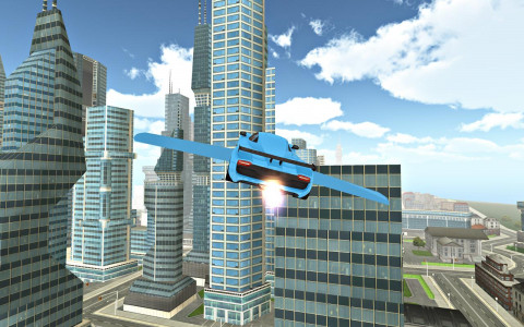 اسکرین شات بازی Flying Car Simulator Xtreme 3D 5