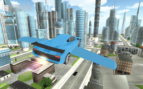 اسکرین شات بازی Flying Car Simulator Xtreme 3D 1