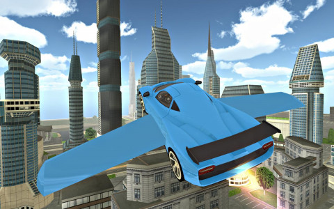 اسکرین شات بازی Flying Car Simulator Xtreme 3D 3