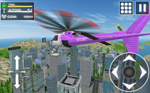 اسکرین شات بازی Helicopter Game Simulator 3D 3