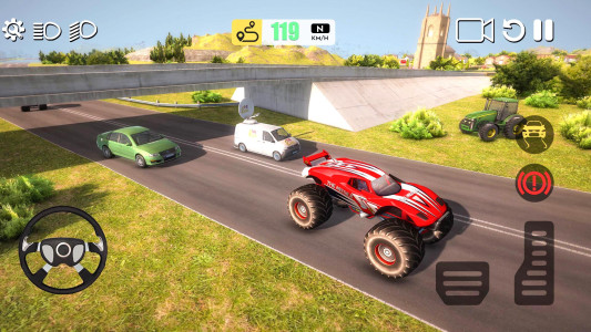 اسکرین شات 2 برنامه Monster Truck Game Simulator