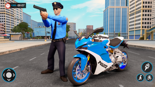 اسکرین شات بازی Police Bike game Car game 3