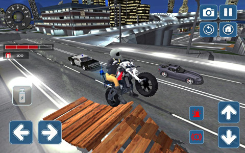 اسکرین شات 5 بازی Police Bike game Car game