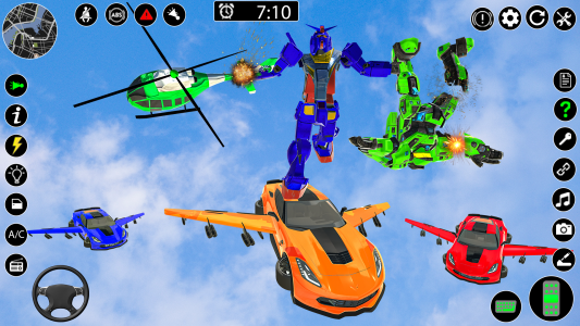 اسکرین شات بازی Avion Robot Car Transform Game 4