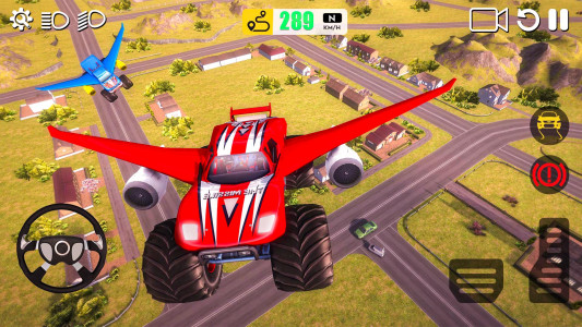 اسکرین شات 3 بازی Flying Car Games 3D Simulator