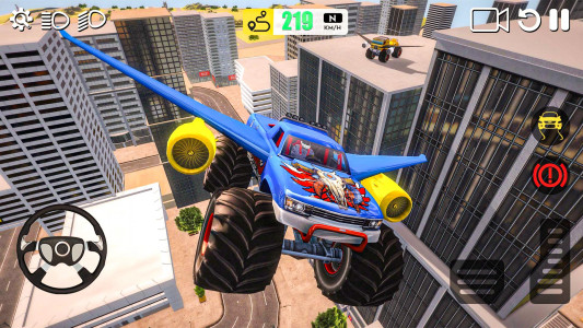 اسکرین شات بازی Flying Car Games 3D Simulator 4