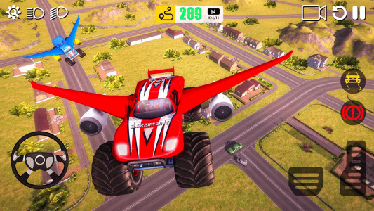 اسکرین شات بازی Flying Car Games 3D Simulator 3