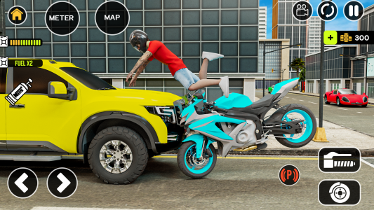 اسکرین شات بازی Motorcycle simulator offline 4