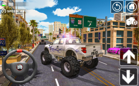 اسکرین شات بازی Police Truck Game Simulator 3