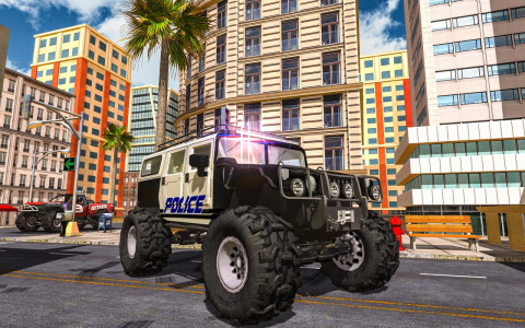 اسکرین شات بازی Police Truck Game Simulator 1