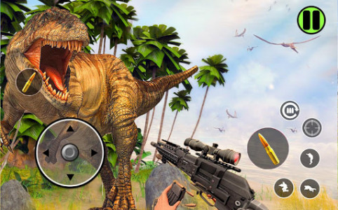 اسکرین شات بازی Best Dinosaur Shooting Games: Dino Hunt Shelter 1