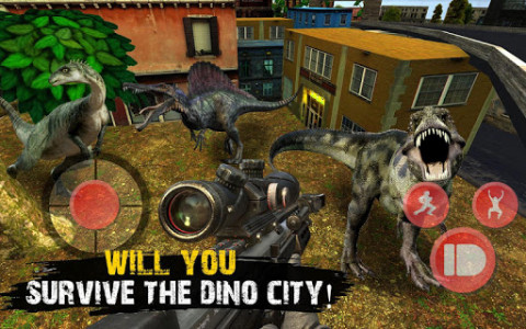 اسکرین شات بازی Best Dinosaur Shooting Games: Dino Hunt Shelter 7
