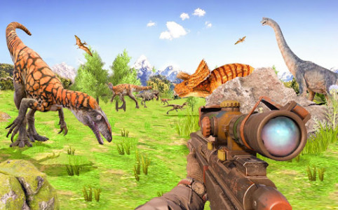 اسکرین شات بازی Best Dinosaur Shooting Games: Dino Hunt Shelter 2