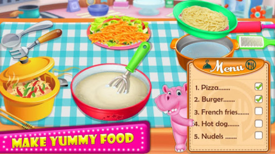 اسکرین شات بازی Little HIPPO - Cooking Chef 2