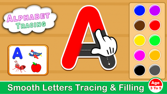 اسکرین شات 1 بازی Kids ABC Tracing & Phonics
