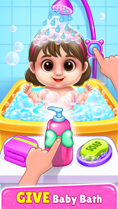 اسکرین شات 1 بازی Baby Girl Daycare Game