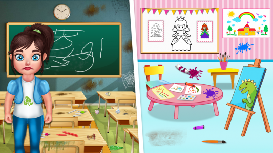 اسکرین شات بازی Baby Girl School CleanUp 4