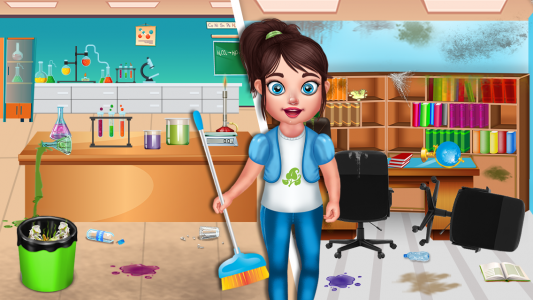 اسکرین شات بازی Baby Girl School CleanUp 3