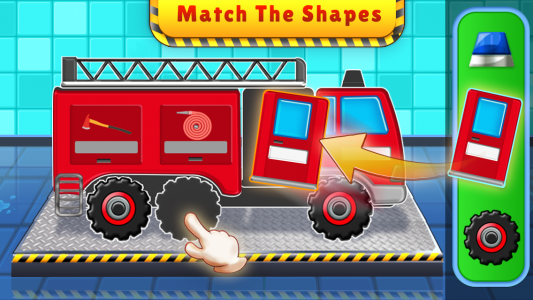 اسکرین شات بازی Kids Construction Vehicle Game 2