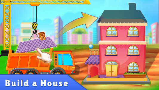 اسکرین شات بازی Kids Construction Vehicle Game 1