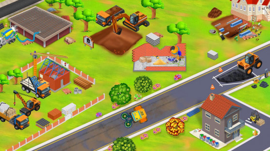 اسکرین شات 4 برنامه Little Builder - Truck Games