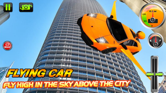 اسکرین شات بازی Flying Car  Game 3D 3