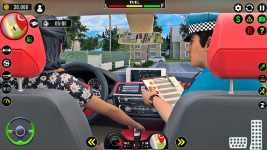 اسکرین شات بازی Car Games: School Car Driving 1