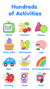اسکرین شات 1 بازی ElePant Kids Learning Games 2+