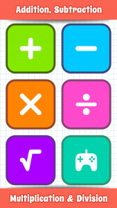 اسکرین شات 1 بازی Math Games, Learn Add Multiply
