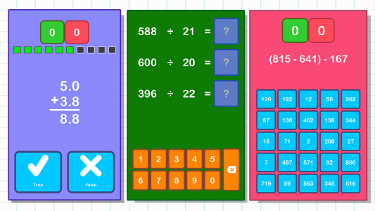 اسکرین شات بازی Math Games, Learn Add Multiply 7